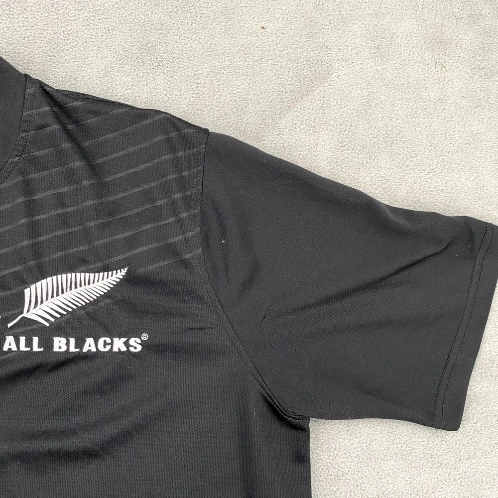 New Zealand Rugby Jersey Mens XL Black Adidas World Cup 2025 All Blacks Athletic